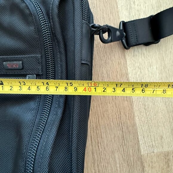 Tumi Alpha Ballistic Briefcase Laptop Computer Bag Expandable Black 26132DH - Picture 4 of 16